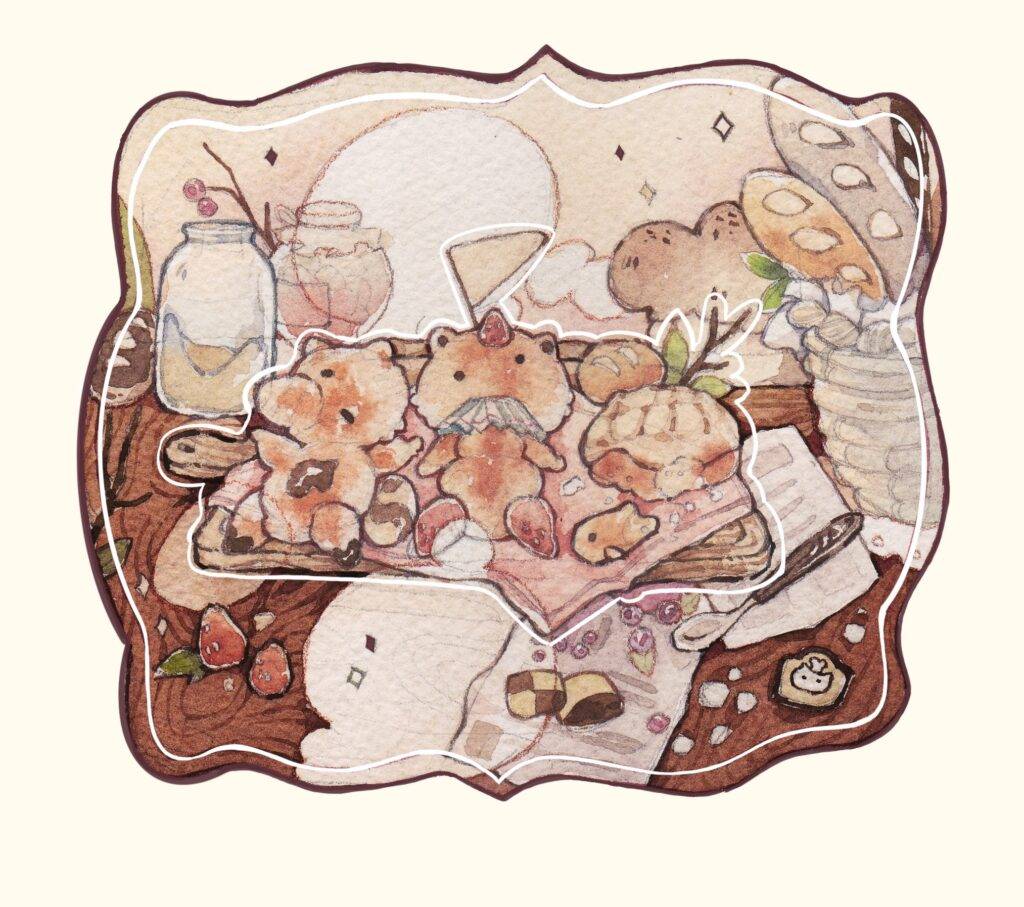 Syrup Ai oliver bread