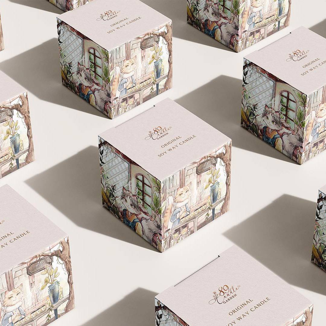 Syrup ai with 89 candle garden packaging